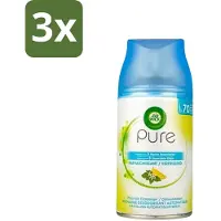 Air Wick 3 x Freshmatic - Luchtverfrisser Navulling - Pure Essentiële Oliën Verfrissend - 250ml - Luchtverfrisser - Geurverspreider - Essentiële Oliën - Frisse Geur - Automatische Geur