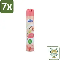 At Home 7 x - Scents - Luchtverfrisser - Vanilla & Magnolia - Verwijdert Vieze Geurtjes - 400 ml - Grootverpakking - Luchtverfrisser - Geur - Vieze Geurtjes - Geur Neutraliseren - Geur Verspreiding