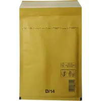 Netuno Luchtkussen enveloppen A5 - 14/D - 275 x 200 mm - 10 stuks - HK zelfklevend met plakstrip - Bruin -