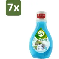 Air Wick 7 x – Luchtverfrisser – Actieve Wiek Fresh Water – 375 ml - Luchtverfrisser - Frisse Geur - Actieve Wiek - Watergeur - Geurneutralisatie