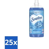 Soupline 25 x – Wasverzachter – Active Fresh Frisheid van Blauwe Anjer – 2 L - Wasverzachter - Frisheid - Blauwe Anjer - Wasgoed - Kleding