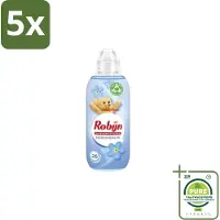 Robijn 5 x – Wasverzachter – Morgendauw – 650 ml - Grootverpakking - Wasverzachter - Wasgeur - Zachtheid - Frisheid - Wasmiddel