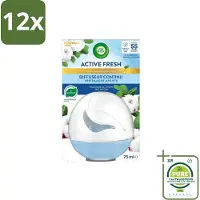 Air Wick – Luchtverfrisser – Deco Sphere Katoen – 75 ml - Voordeelverpakking - 12 stuks - Luchtverfrisser - Katoen geur