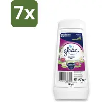 Glade 7 x – Luchtverfrisser Gel – Relaxing Zen – 150 g - Luchtverfrisser Gel - Ontspannende Geur - Langdurige Frisheid - Geur Neutraliseren - Essentiële Oliën