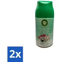 Air Wick 2 x – Navulling – Freshmatic Jasmijn & Appelbloesem – 250 ml - Lentedauw - Geur - Geurverspreiding - Geurneutralisatie - Parfum