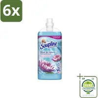 Soupline – Wasverzachter – Nevel van Frisheid – 1,35 L - Voordeelverpakking - 6 stuks - Wasverzachter - Nevel van frisheid