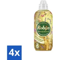 Robijn 4 x – Wasverzachter – Bohemian Blossom – 765 ml - Wasverzachter - Bloemige Geur - Wasverzachter Fles - Kleding Verzorgen - Vezels Beschermen