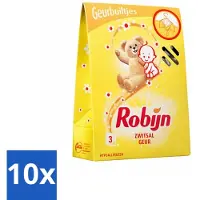 Robijn 10 x Geurbuiltjes Zwitsal 3 stuks per verpakking - Zwitsal Geur - Babygeur - Geurbuiltjes - Kastgeur - Ladegeur