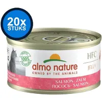 Almo Nature 20x - HFC - Kattenvoer - Natvoer in Gelei- Zalm - 85g