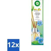 Air Wick 12 x - Geurstokjes - Frisse Ochtenddauw - Essentiële Oliën - 40 ml - Geurstokjes - - Frisse Geur - Essentiële Oliën - Interieurdecoratie