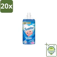 Soupline 20 x – Wasverzachter – Mediterrane Tuin – 950 ml - Grootverpakking - Wasverzachter - Mediterrane Tuin - Frisse Geur - Zijdezachte Kleding - Wasverzachter Voor Kleding