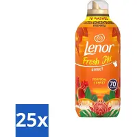Lenor 25 x – Wasverzachter – Tropical Sunset – 70 Wasbeurten – 980 ml - Wasverzachter - Frisse Geur - Zomerse Geur - Tropische Geur - SolarDry
