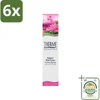 Therme - Interieurspray - Saigon Pink Lotus - Oosterse Romantiek in Huis - 60 ml - Voordeelverpakking - 6 stuks - Oosterse geur - Geurige spray