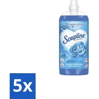 Soupline 5 x – Wasverzachter – Active Fresh Frisheid van Blauwe Anjer – 2 L - Wasverzachter - Frisheid - Blauwe Anjer - Wasgoed - Kleding