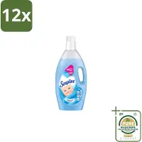 Soupline – Wasverzachter – Hemels Fris – 1,9 L - Voordeelverpakking - 12 stuks - Hemels fris - Wasverzachter hemels fris