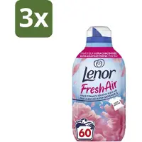 Lenor 3 x – Wasverzachter – Bloesem – 60 Wasbeurten – 840 ml - Wasverzachter - Buitenluchtfrisheid - Bloesemgeur - Wasgoed - Geur