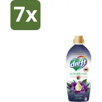 Dreft 7 x – Wasverzachter – Ultimate Care Intense Dark – 40 Wasbeurten - Wasverzachter - Kleurbescherming - Collageen - Wasgoed Verzorgen - Anti-aging Was