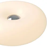Eglo Tafellamp Basile, dimbaar, wit / opaal, Woon-/ Eetkamer, Glas, Modern, Tafellamp