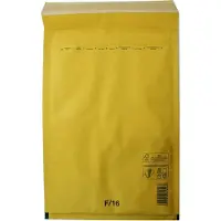 Netuno Luchtkussen enveloppen A4 - 16/F - 350 x 240 mm - 10 stuks - HK zelfklevend met plakstrip - Bruin -