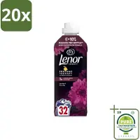 Lenor 20 x – Wasverzachter – Lotus Flower & Diamond Figs – 32 Wasbeurten – 675 ml - Grootverpakking - Wasverzachter - Wasmachine - Geur - Wasbeurt - Kleding Verzorgen