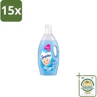 Soupline 15 x – Wasverzachter – Hemels Fris – 1,9 L - Grootverpakking - Wasverzachter - Wasgoed Verzachter - Hemels Fris - Wasverzachter Hemels Fris - Wasverzachter Voor Kleding