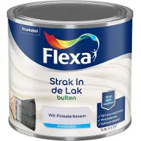 Flexa - Strak In De Lak Buitenlak Zijdeglans - Wit Pinksterbloem - Mengverf - 500 Ml