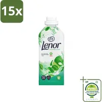 Lenor 15 x – Wasverzachter – Freshness Guard – 32 Wasbeurten – 800 ml - Grootverpakking - Wasverzachter - Frisheid - Geur - Geurprofiel - Geurtjes