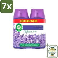 Air Wick 7 x Freshmatic - Luchtverfrisser Navulling - Pure Fresh Lavendel - Bundel - 2x250ml - Grootverpakking - Lavendelgeur - Geurverspreider - Geur In Huis - Geur In Woning - Geur In Badkamer