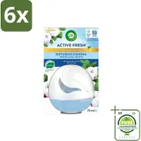 Air Wick – Luchtverfrisser – Deco Sphere Katoen – 75 ml - Voordeelverpakking - 6 stuks - Luchtverfrisser - Katoen geur