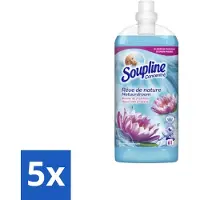 Soupline 5 x – Wasverzachter – Nevel van Frisheid – 1,35 L - Wasverzachter - Nevel Van Frisheid - Wasverzachter Nevel Van Frisheid - Wasverzachter Voor Kleding - Wasverzachter Voor Beddengoed