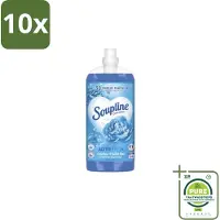 Soupline 10 x – Wasverzachter – Active Fresh Frisheid van Blauwe Anjer – 2 L - Grootverpakking - Wasverzachter - Frisheid - Blauwe Anjer - Wasgoed - Kleding