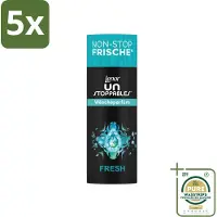 Lenor 5 x – Geurbooster – Fresh – 12 Wasbeurten – 160 g - Grootverpakking - Geurbooster - Wasgeur - Frisheid - Wasmachine - Wasgoed