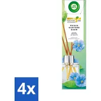 Air Wick 4 x - Geurstokjes - Frisse Ochtenddauw - Essentiële Oliën - 40 ml - Geurstokjes - - Frisse Geur - Essentiële Oliën - Interieurdecoratie