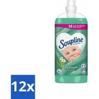 Soupline 12 x - Wasverzachter - Aloë Vera - 56 Wasbeurten - 1.3L - Wasverzachter - Aloë Vera - Frisheid - Zachtheid - Wasgoed