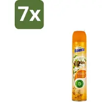 At Home 7 x – Luchtverfrisser Spray – Sandalwood – Warm & Houtachtig - 400 ml - Luchtverfrisser - Sandalwood - Jasmijn - Geurneutralisatie - Warme Geur
