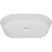 Storke Cona waskom matte Solid Surface ovaal 52 x 32 cm