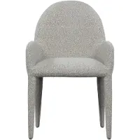 Vtwonen Elegance Eetkamerstoel Met Armleuning - Grijs - 83x54x57 cm