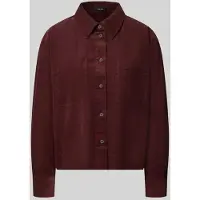Opus Regular fit blouse met lange mouwen van puur katoen model 'Fronna'