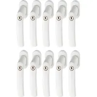 ABUS Afsluitbare raamgreep FG200 AB208 gl. - wit - set van 10