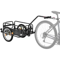 Vevor Fietsaanhanger/vrachtwagen 2-in-1 handkar met koppeling 40 kg