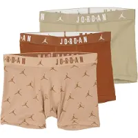 Jordan Onderbroek 'FLIGHT' beige / donkerbeige / cognac / wit