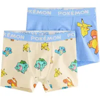 Lindex Onderbroek 'Pokemon' lichtbeige / lichtblauw