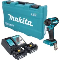 Makita DDF 083 RFK accu-boorschroevendraaier 18 V 40 Nm 1/4" borstelloos + 2x accu 3,0 Ah + oplader + koffer