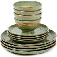 Serax - Pascale Naessens Pure - Serviesset - Zeegroen - 12 stuks