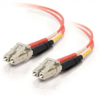 C2G 85340 Glasvezel netwerkkabel - 1 pak - 2 x LC connectoren (netwerk) - 2 x LC connectoren (netwerk) - Oranje