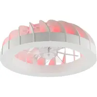 Brilliant Plafondventilator met LED lamp | Fanora | Ø 46 cm | RGBIC + 2700-6500K | Wit | 30W |