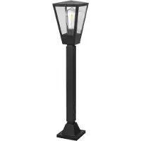 Brilliant 41017/63 Außenstandleuchte 80cm Staande LED-buitenlamp LED E27 20 W Antraciet, Transparant