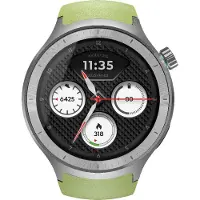 Motorola Moto Watch 3, 6,3 cm (1,43 inch), OLED, 47 mm, digitaal, touchscreen, zilver, GPS