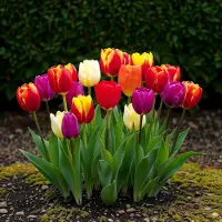 Green Boutiq - 15x Tulipa Triumph Mix - Triomftulp mix - Diversen - Voorjaarsbloeier - Bolmaat 11/12