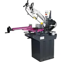 Stürmer Metaalbandzaag -45/+60° zaagcapaciteit rond 225 mm 1,1 kW 400V 45/90 m/min hoogte zaagblad 27 mm SD285E